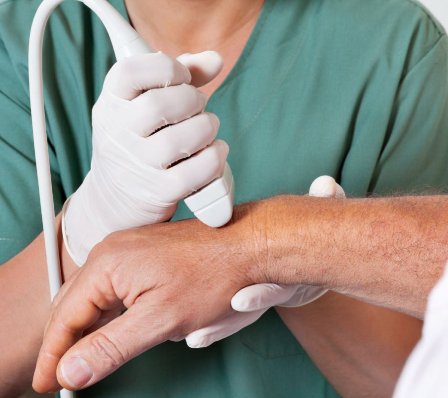 Mobile ultrasound of wrist Mobile ultrasound of wrist